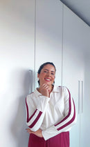 Blusa Camisa Listrada