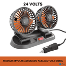 Ventilador elétrico duplo para carro