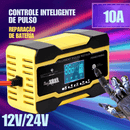 Carregador de Bateria com Visor LCD