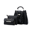 Kit Completo com 3 Bolsas Elegantes + Bolsa Transversal + Carteira Multifuncional – Perfeito para Todas as Ocasiões! (Compre 1 Leve 3)