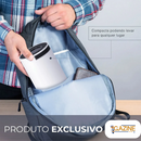 Projetor Portátil 4K com AndroidTV, Wi-Fi e Espelhamento de Tela