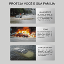 Martelo de Segurança para Carro Baseus - Quebra Vidro e Corta Cinto - 2 em 1