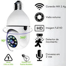 Câmera de Segurança WiFi 360° | Visão Noturna Colorida Full HD