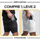 Shorts Dry-Fit™ de Compressão BZN - COMPRE 1 LEVE 2