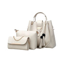 Kit Completo com 3 Bolsas Elegantes + Bolsa Transversal + Carteira Multifuncional – Perfeito para Todas as Ocasiões! (Compre 1 Leve 3)