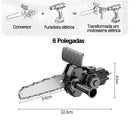Mini Motosserra Elétrica Portátil Para Cortar Madeira