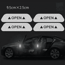 Conjunto de Adesivos de Segurança para Porta de Carro Universal