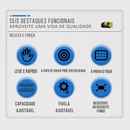 Mochila de moto multifuncional impermeável