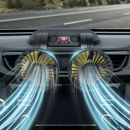 Ventilador elétrico duplo para carro